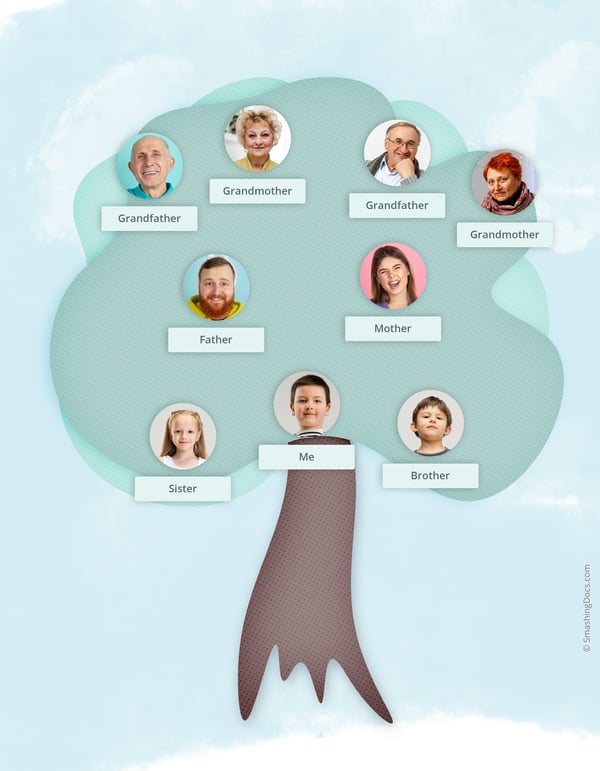 free fun family tree template
