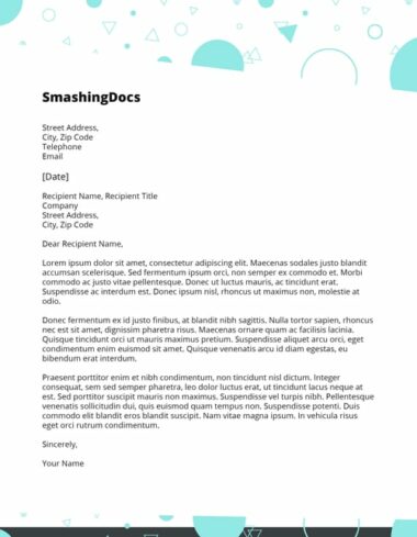free unique letterhead template